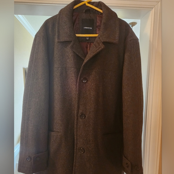 London Fog Dark Gray Wool Coat - Picture 5 of 6